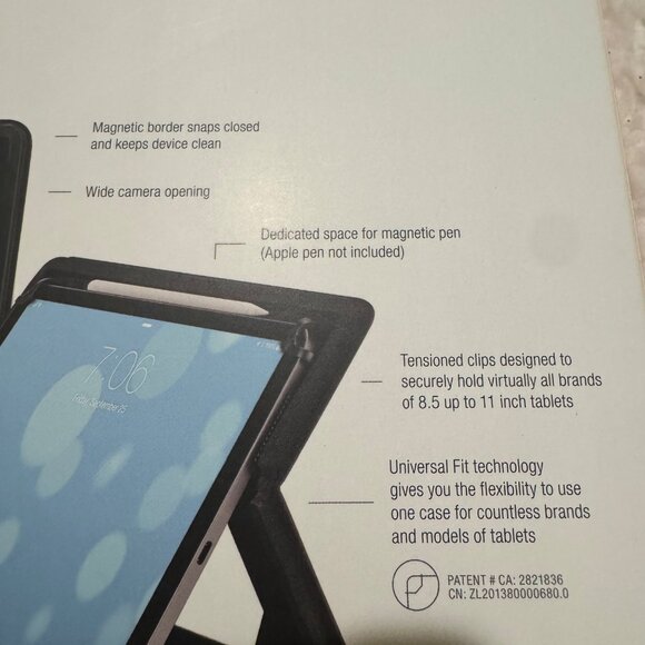 Universal Tablet Case For 9.7"-11" iPads & Samsung Tablets antimicrobial new - Picture 7 of 15